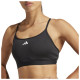 Adidas Γυναικείο μπουστάκι Aeroreact 3-Stripes Bra